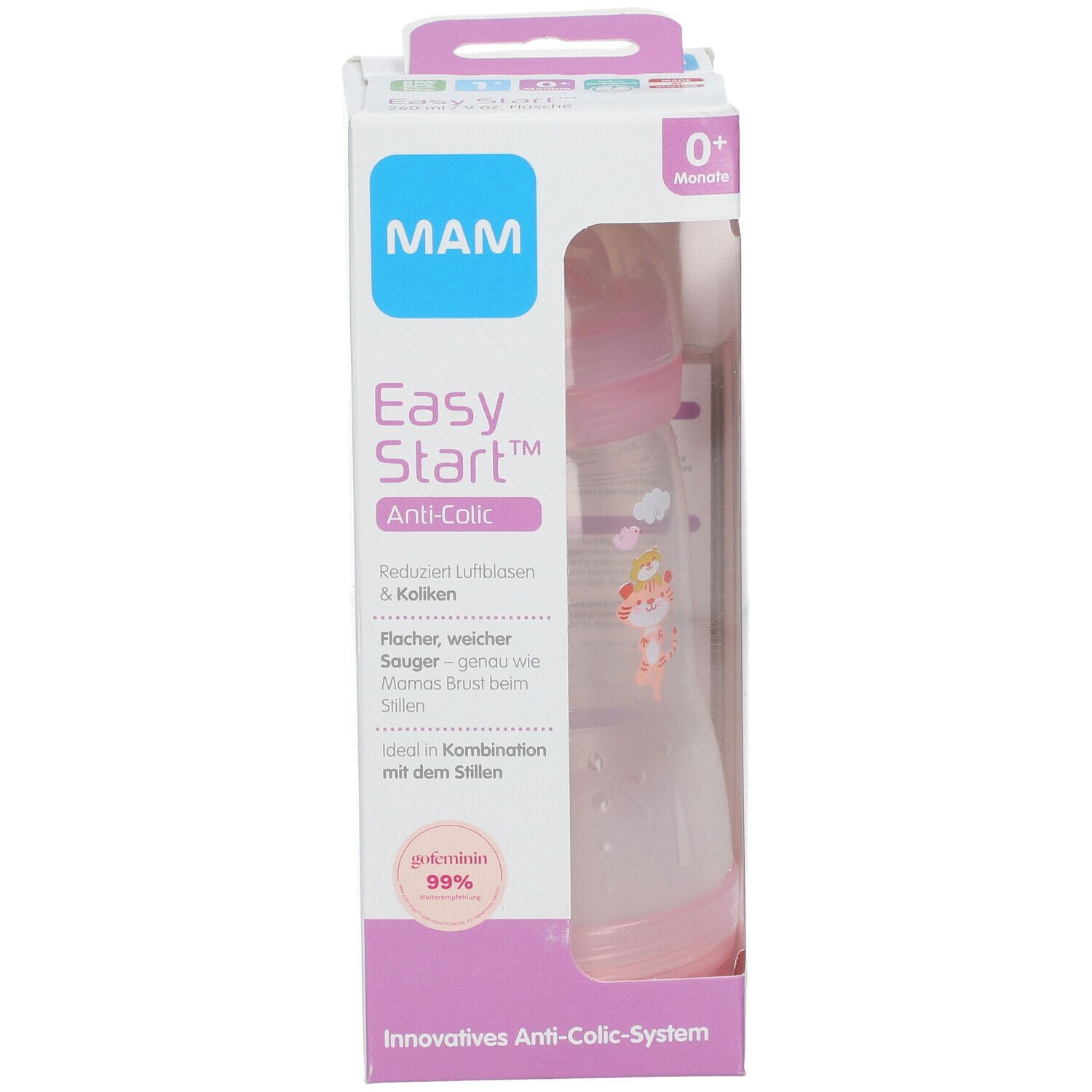 MAM Easy Start™ Anti-Koliek Zuigfles Girl 0 Maanden+