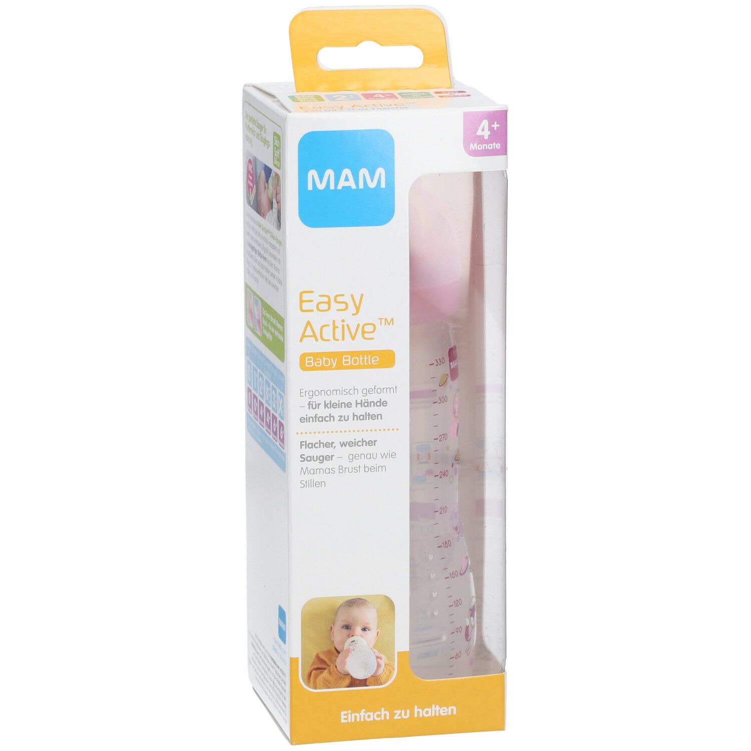 MAM Easy Active™ Zuigfles Girl 4 Maanden+