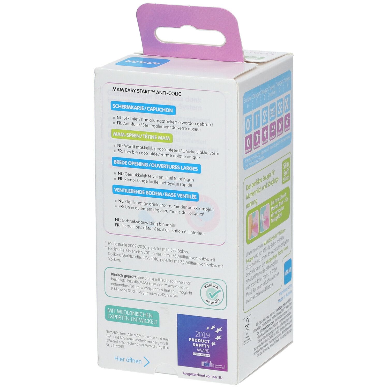 MAM Easy Start™ Anti-Colique Biberon Fille 0 Mois+
