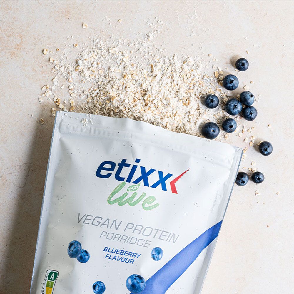Etixx Live Vegan Protein Porridge Blueberry