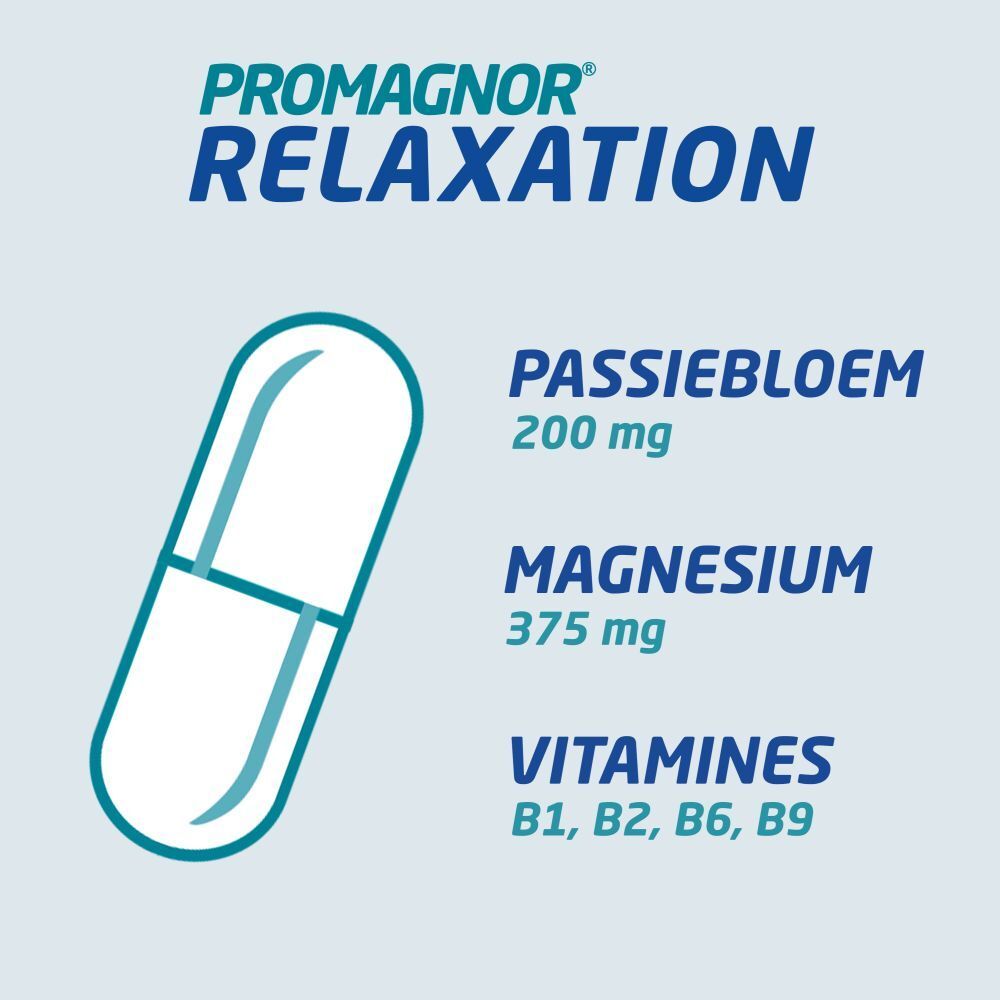Tekst: Natuurlijk extract van passiebloem. Passiebloem helpt bij ontspannen en stress verminderen.