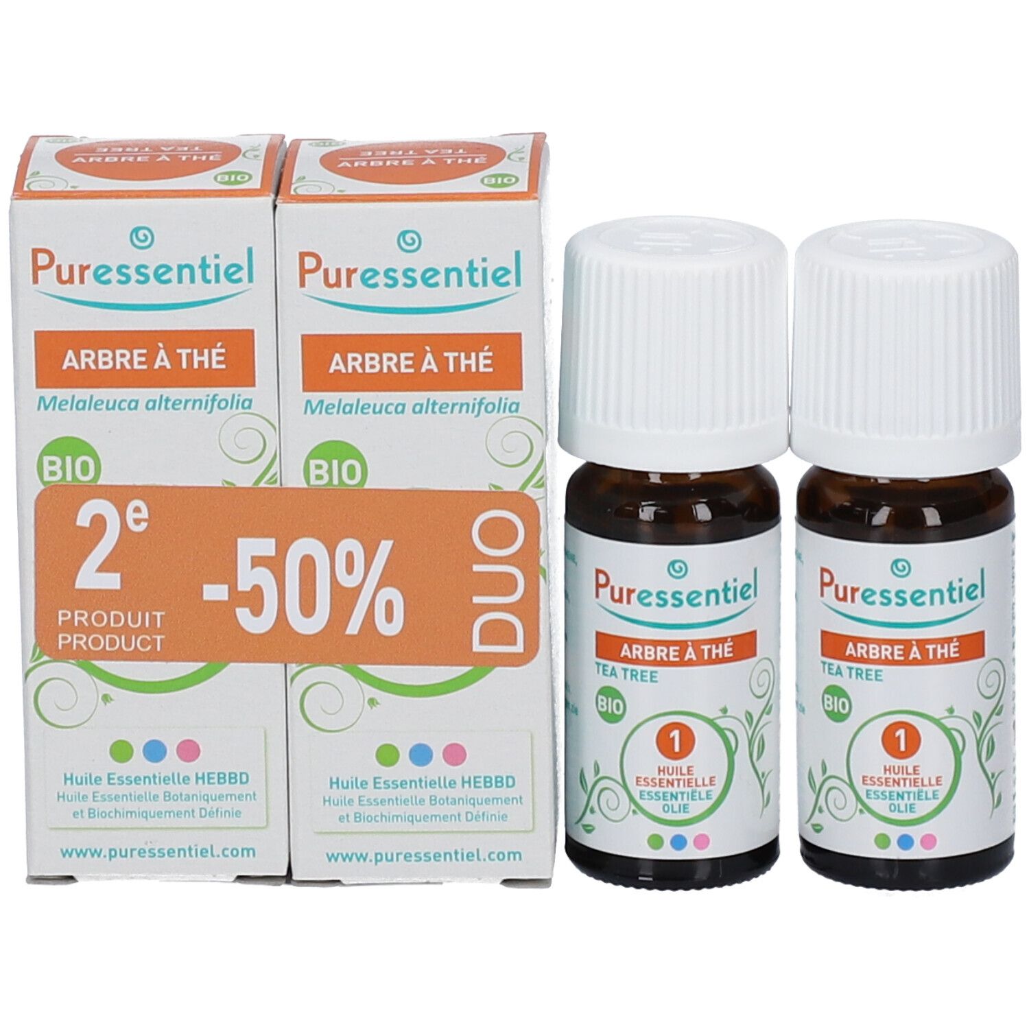 Puressentiel Tea Tree Essentiële Olie Bio DUO PROMO