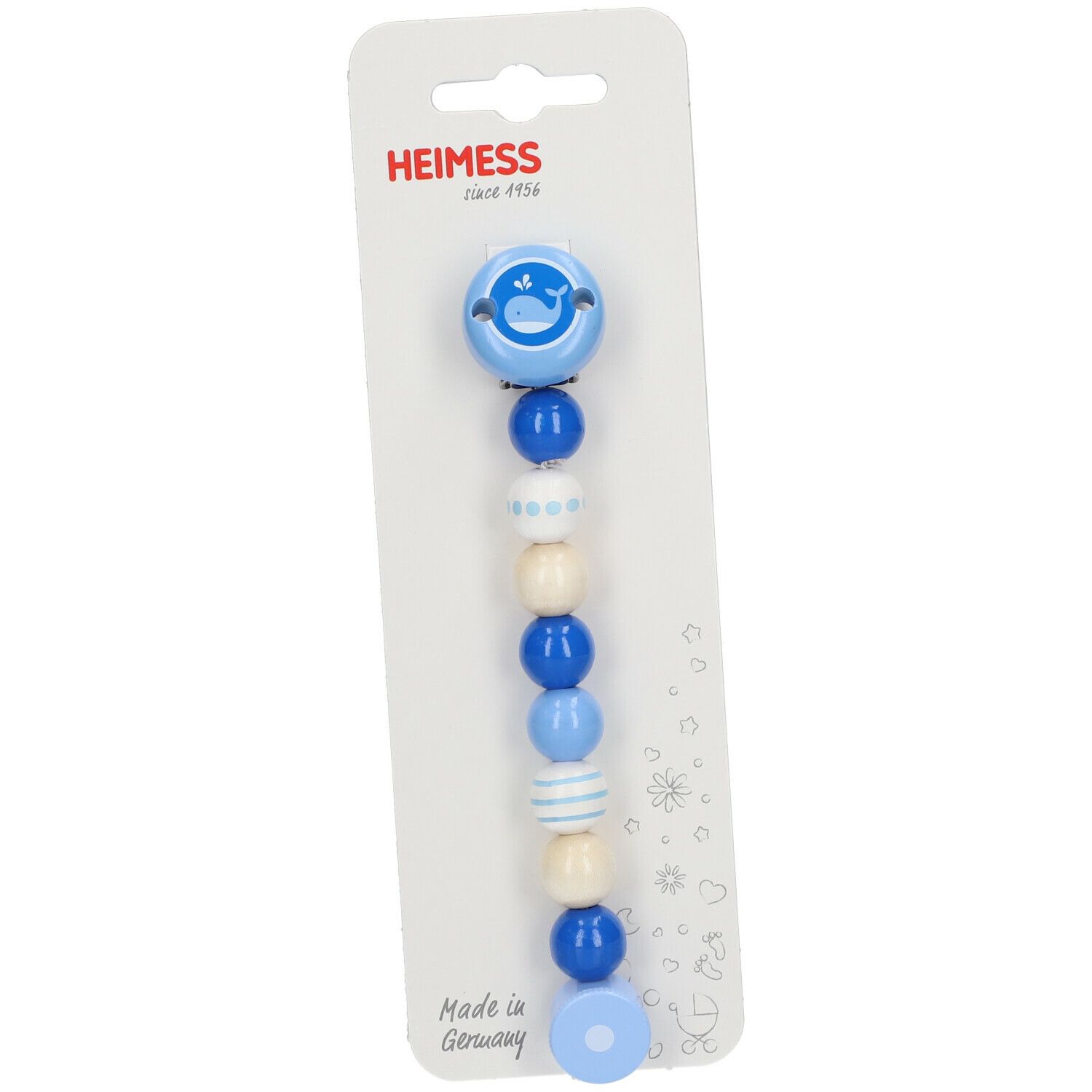 Heimess Fopspeenketting Hout Walvis