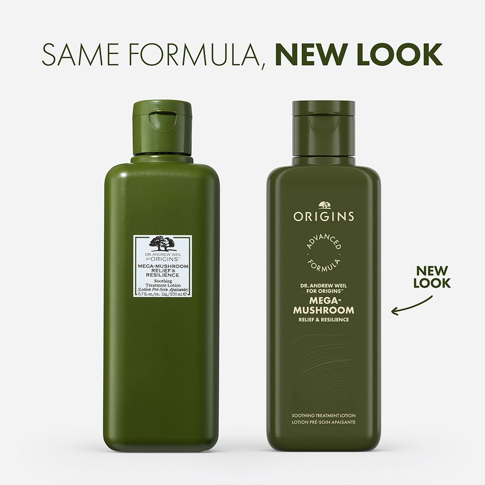 Dr. Andrew Weil for Origins™ Mega-Mushroom Skin Relief & Resilience Lotion Pré-Soin Apaisante