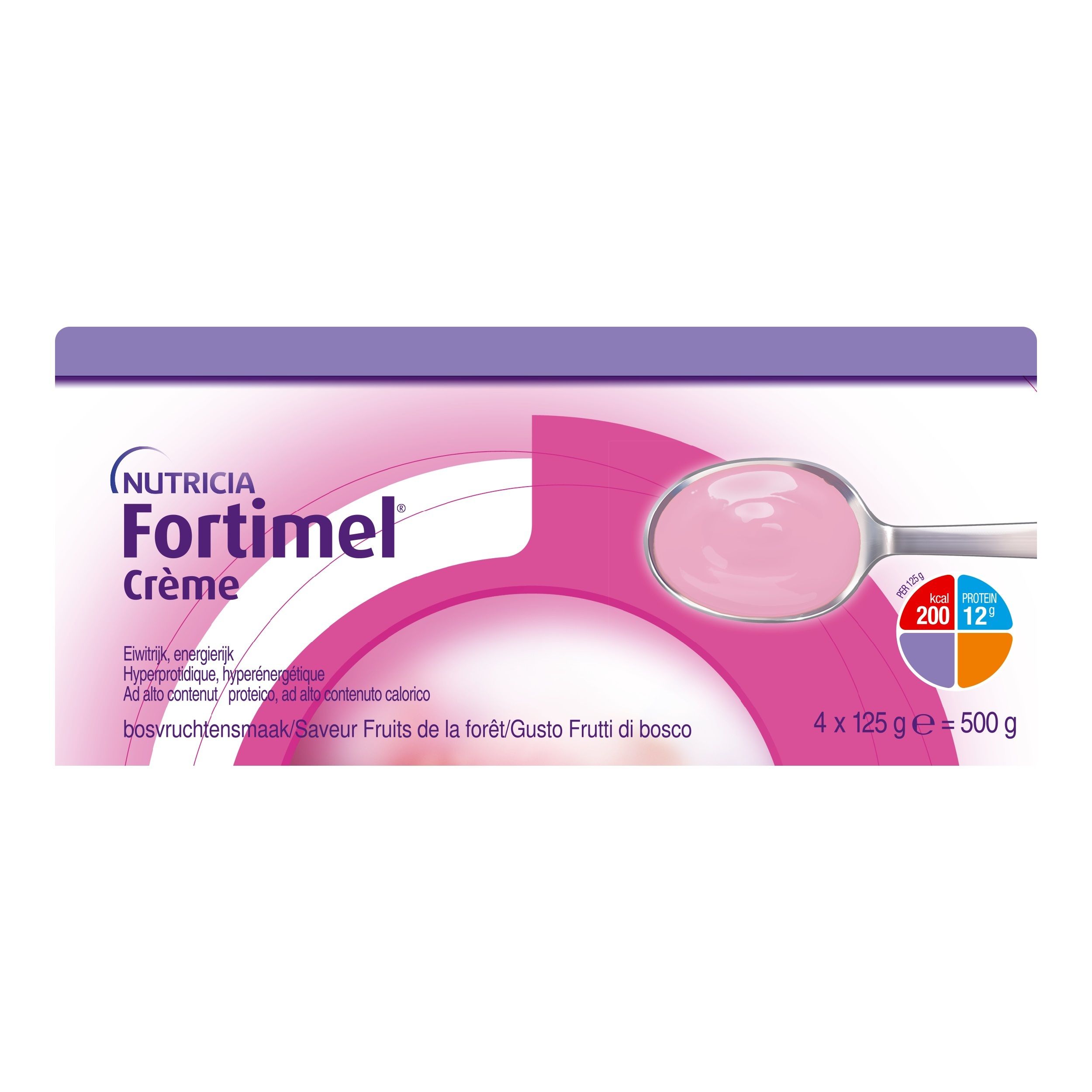 Fortimel Crème Saveur Fruits de la Forêt | Complément Nutritionnel Dénutrition