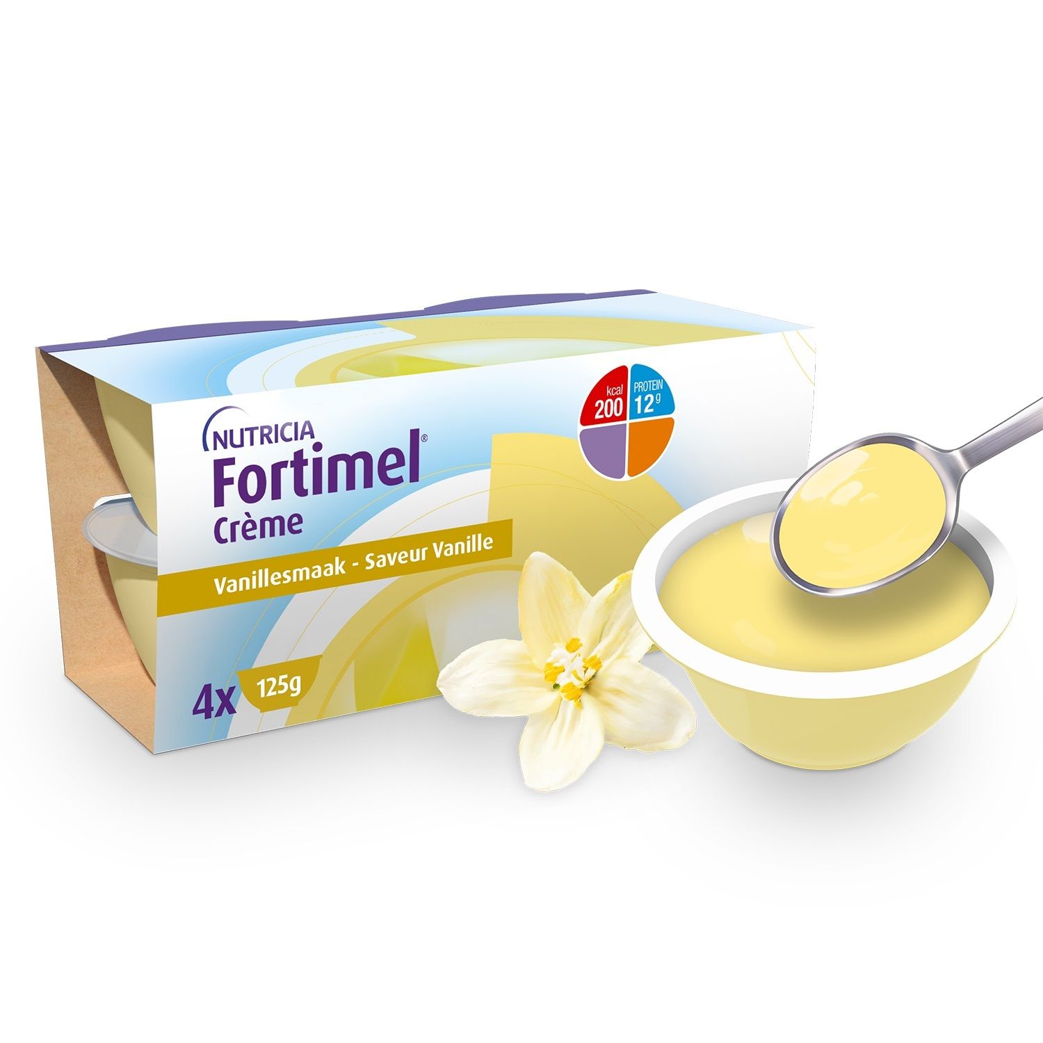 Fortimel Crème Vanillesmaak | Aanvullende voeding Ondervoeding