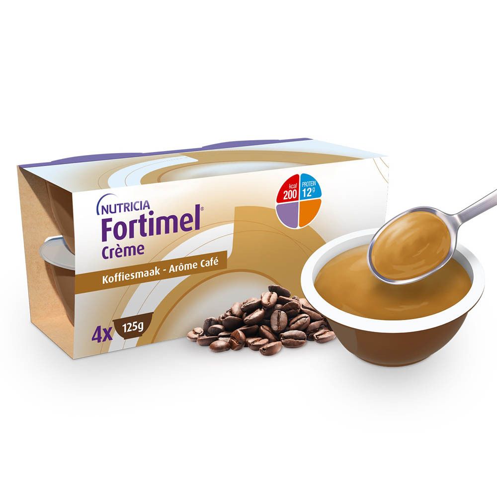 Fortimel Crème Saveur Café | Complément Nutritionnel Dénutrition