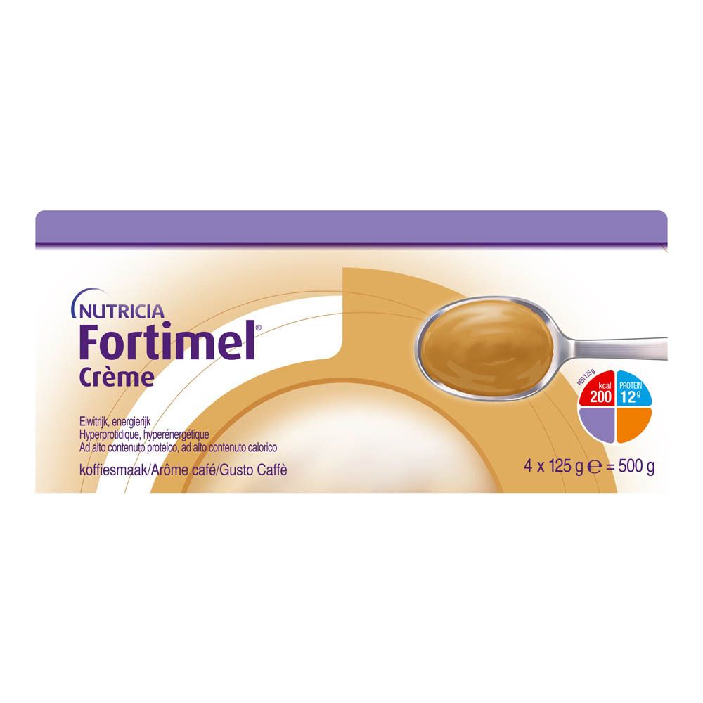 Fortimel Crème Saveur Café | Complément Nutritionnel Dénutrition