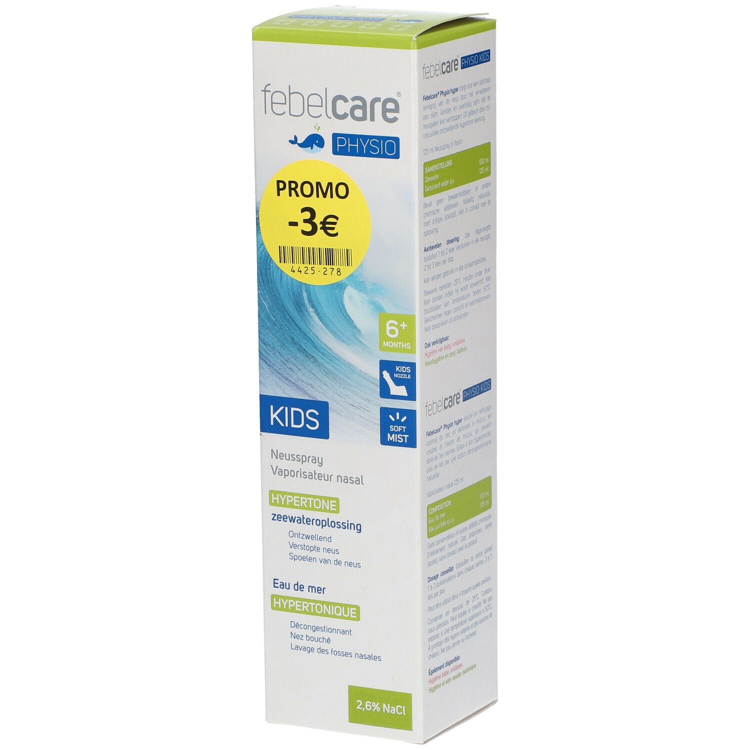 Febelcare Physio Kids Hyper Neusspray Verlaagde Prijs PROMO