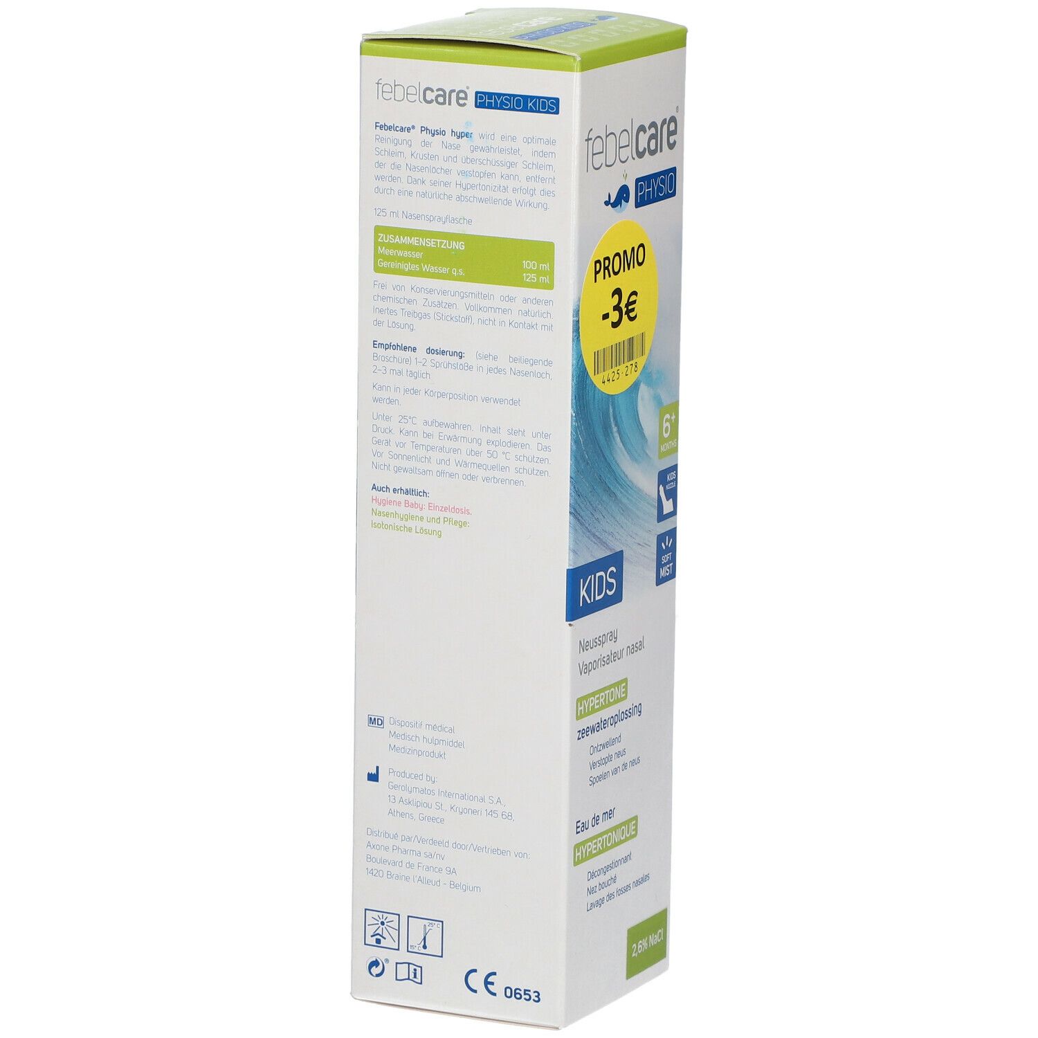 Febelcare Physio Kids Hyper Neusspray Verlaagde Prijs PROMO