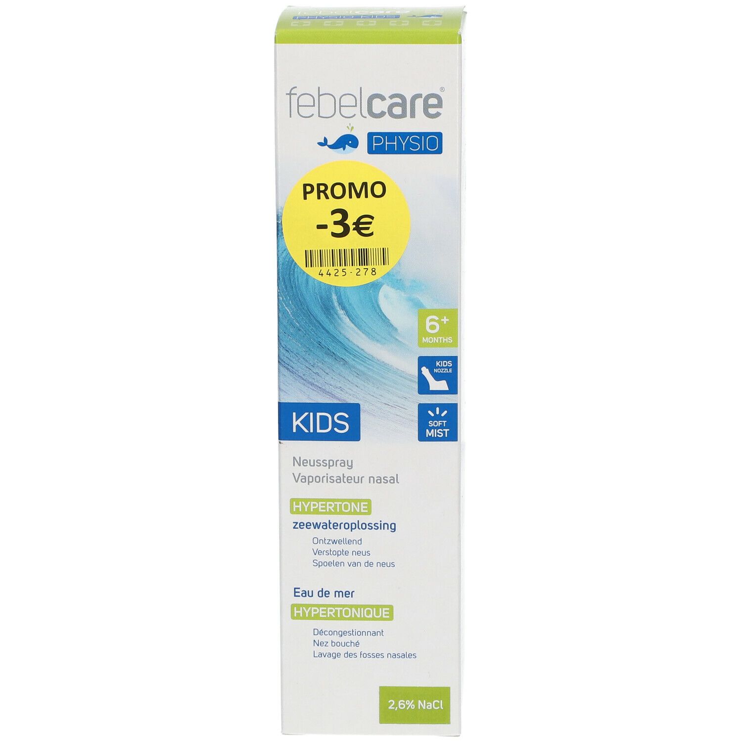 Febelcare Physio Kids Hyper Neusspray Verlaagde Prijs PROMO