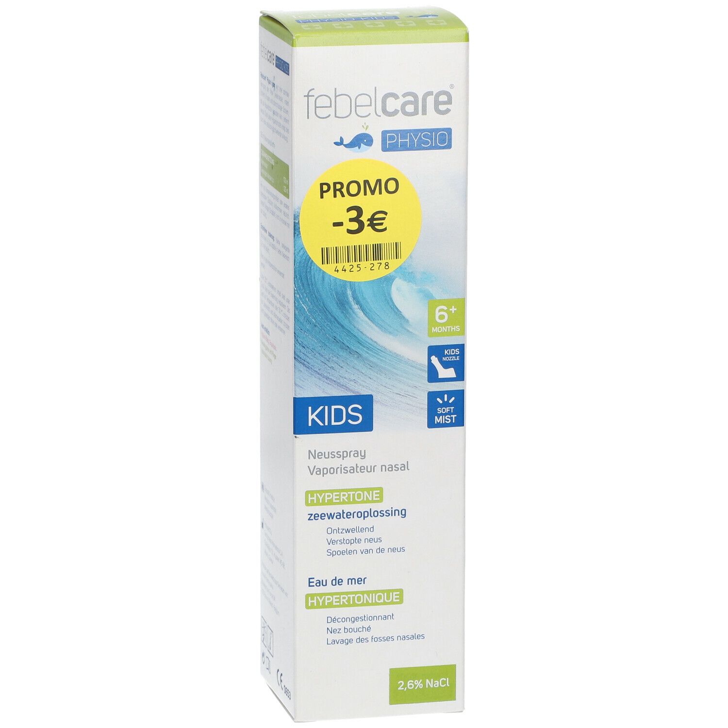Febelcare Physio Kids Hyper Neusspray Verlaagde Prijs PROMO