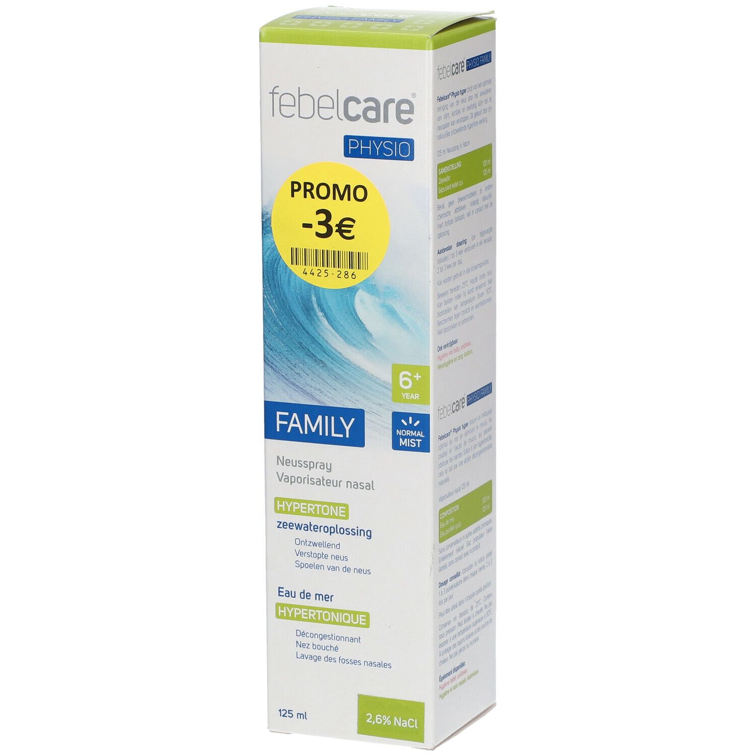 Febelcare Physio Family Hyper Neusspray Verlaagde Prijs PROMO