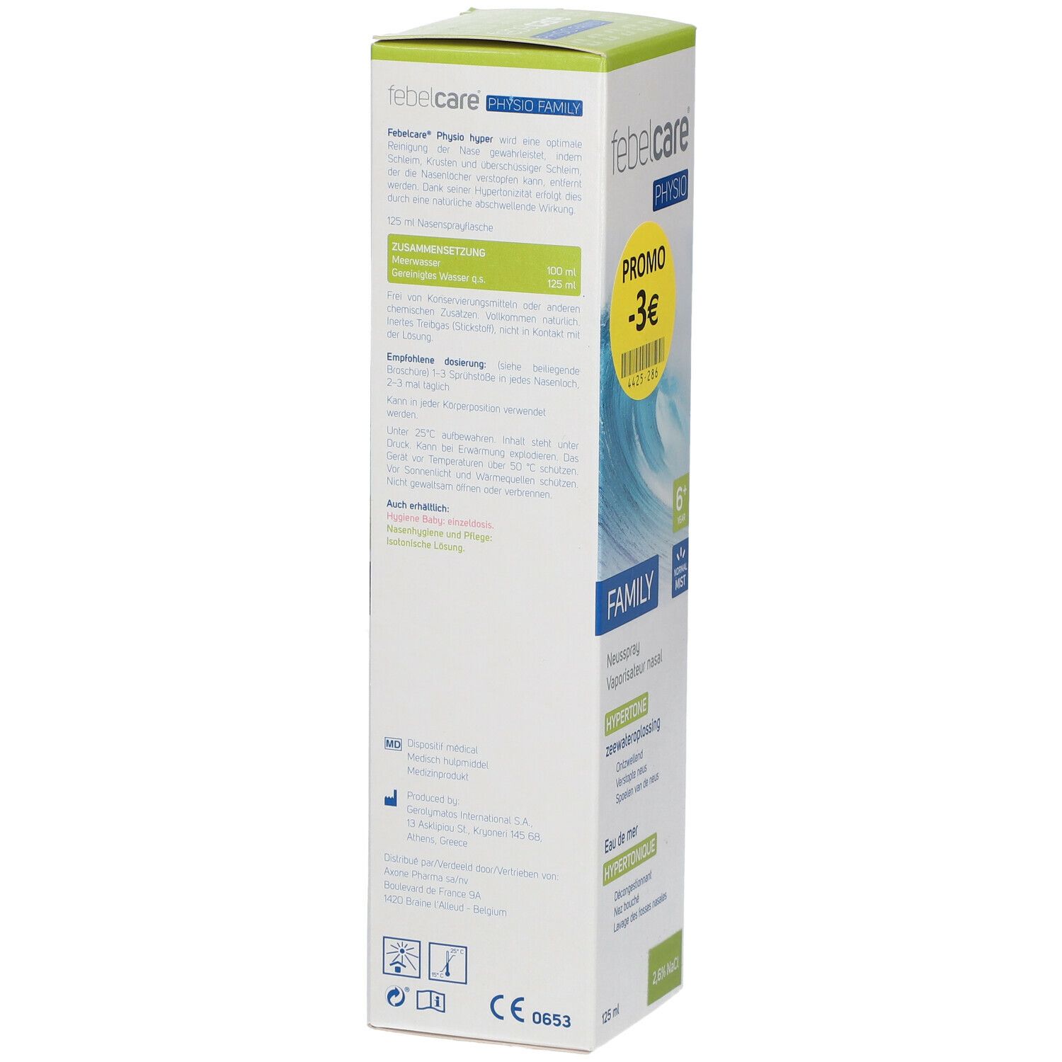 Febelcare Physio Family Hyper Neusspray Verlaagde Prijs PROMO