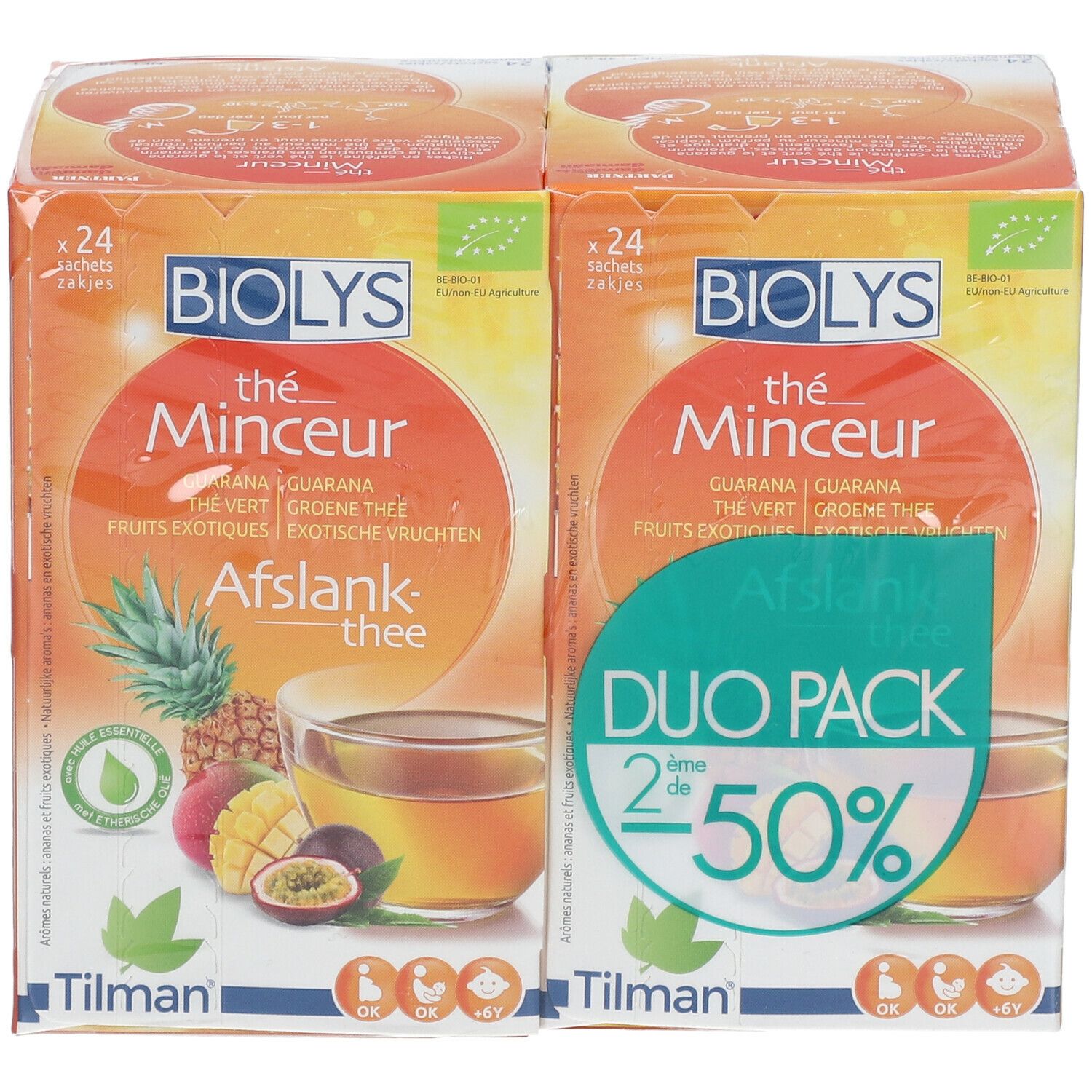 Biolys Thé Minceur Thé Vert Guarana DUO PROMO