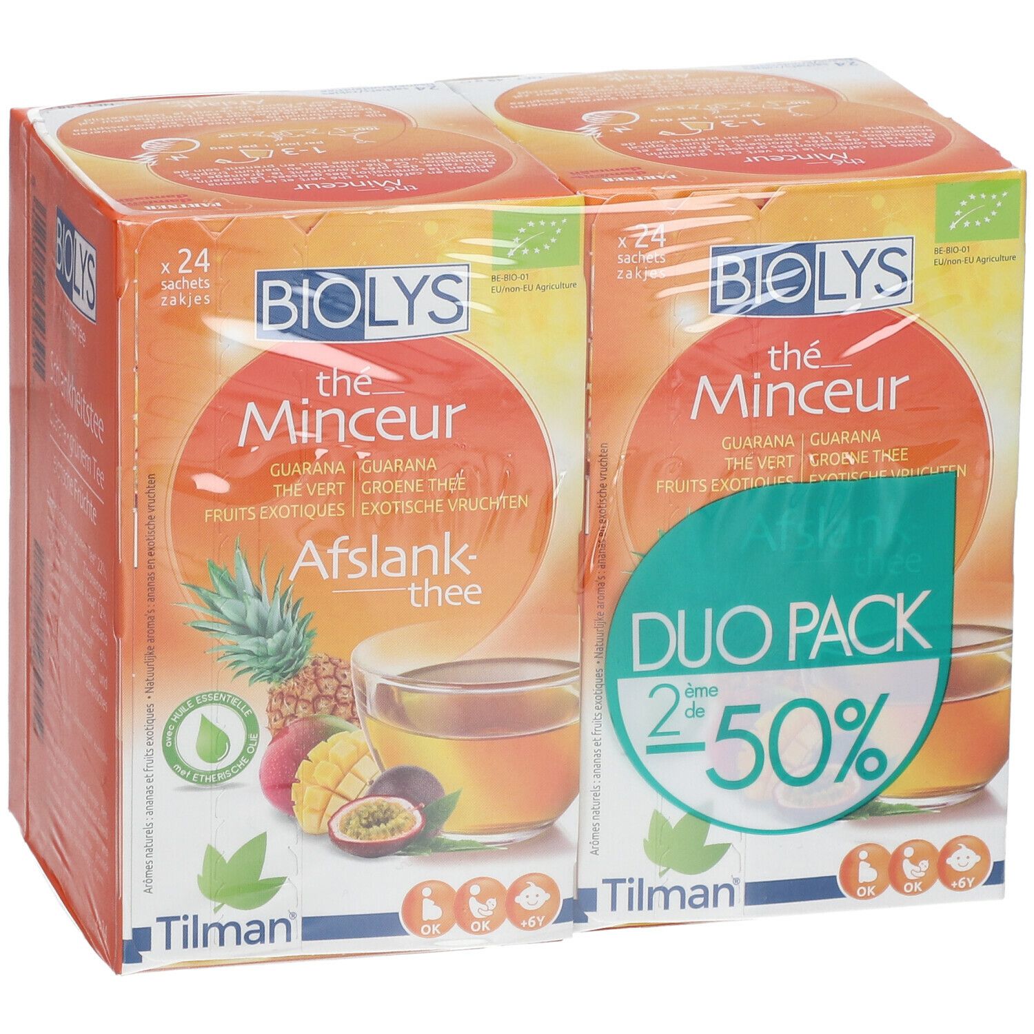 Biolys Thé Minceur Thé Vert Guarana DUO PROMO