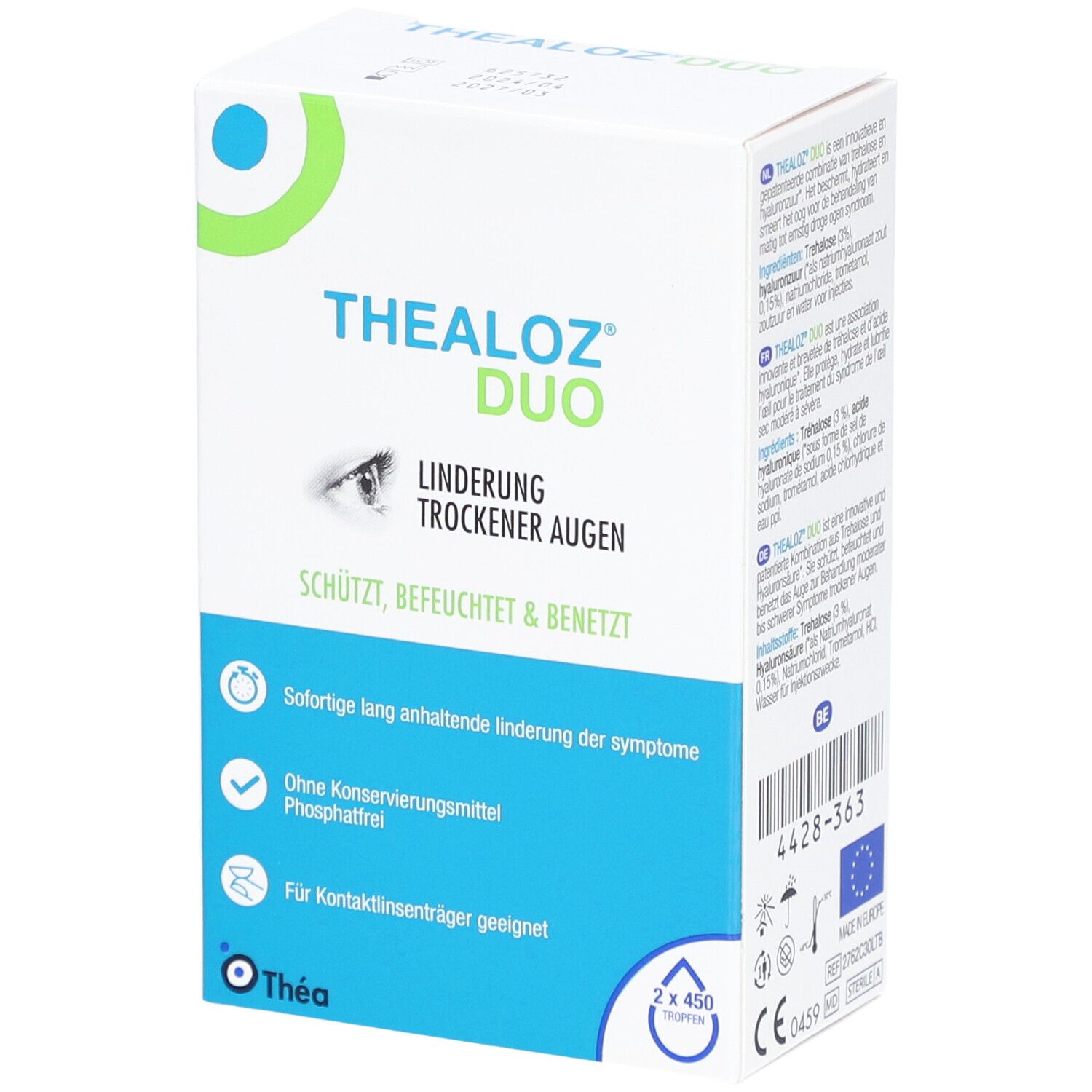 THEALOZ® Duo Gouttes pour les yeux