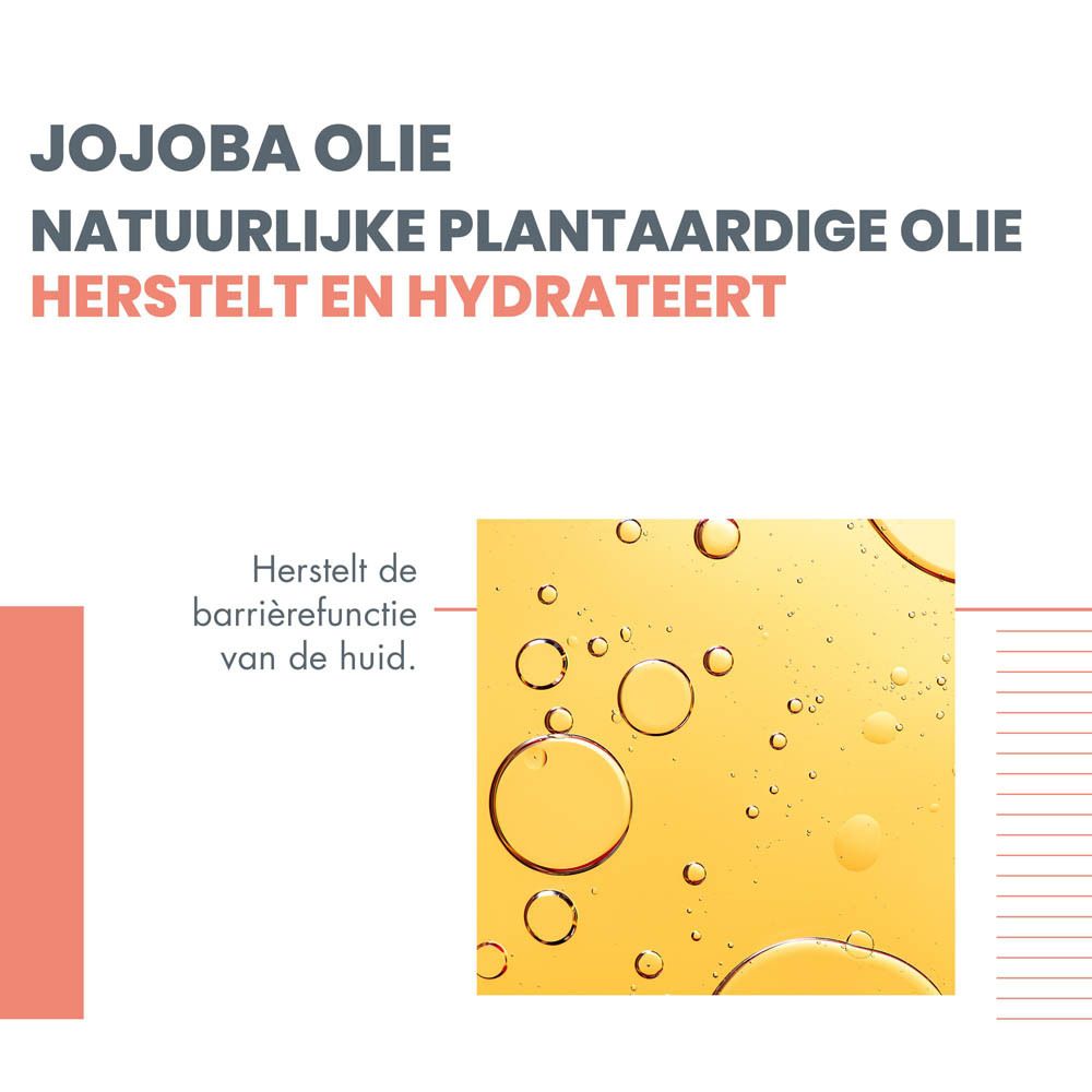 Helpt hydrateren, kalmeren en herstellen. Teksten en logo's. Avene.