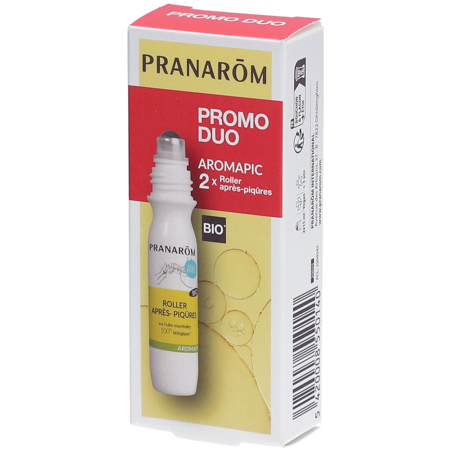 Pranarom Aromapic Duo Roller Après-Piqûres