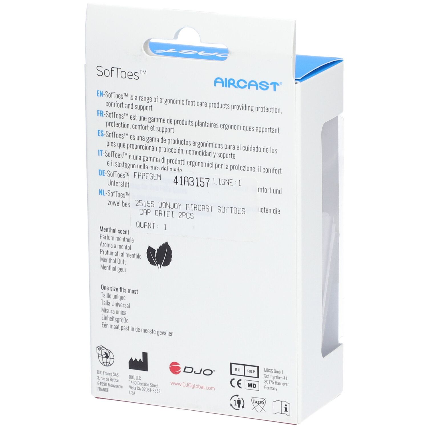 DonJoy Aircast Softoes Toe Cap