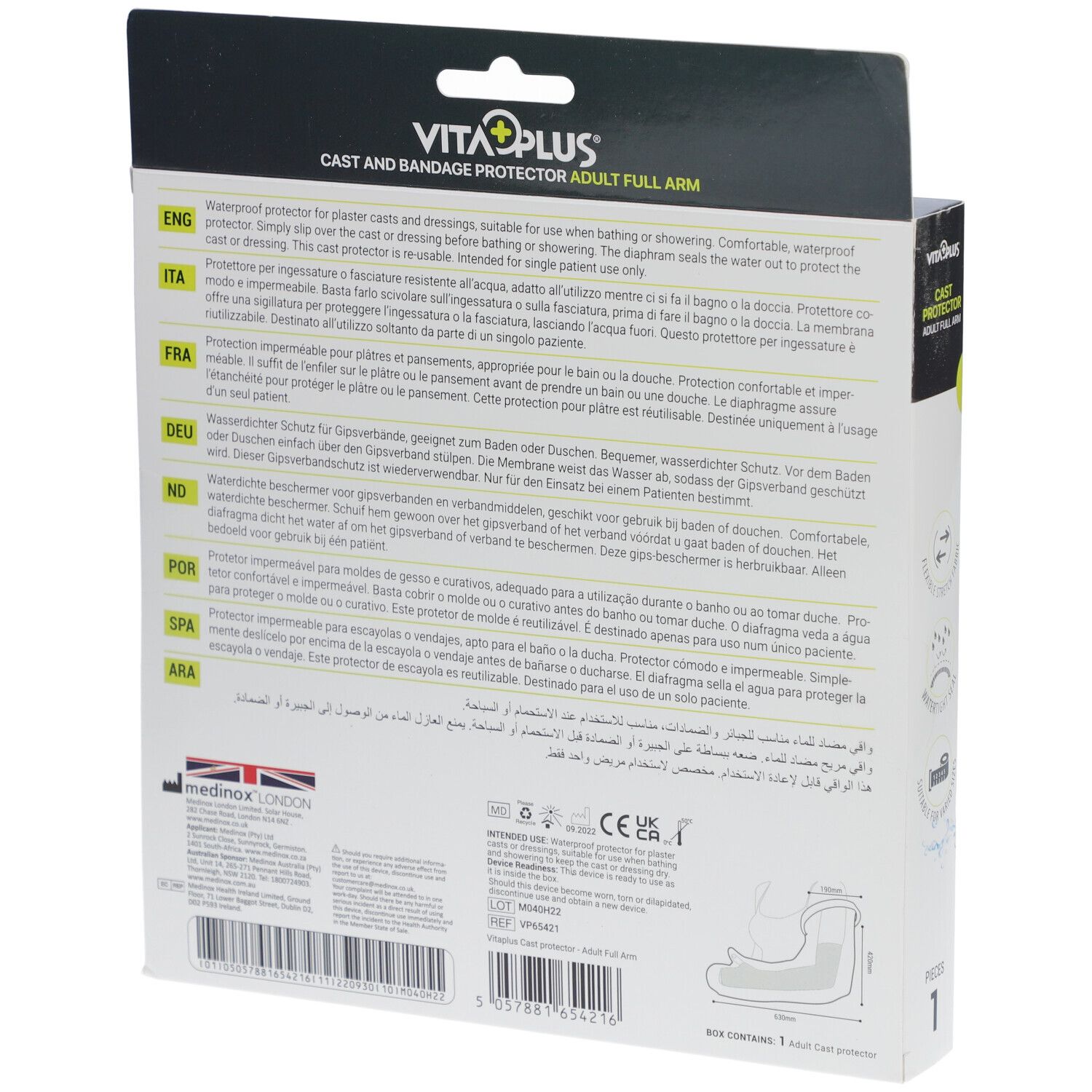 Pharmex Hele Gipsbeschermer Arm Volwassene