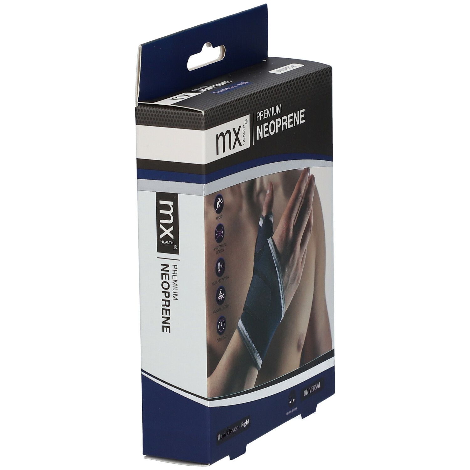 MX Health Premium Neoprene Brace Duim Rechts