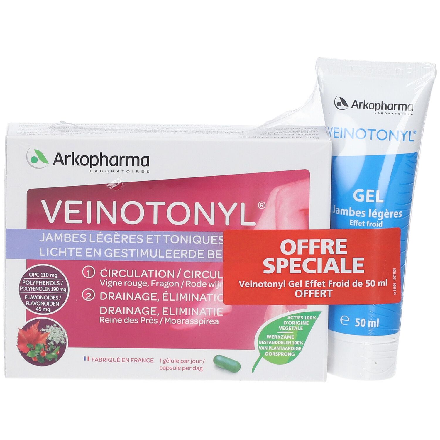 Veinotonyl® + Veinotonyl® Gel GRATIS