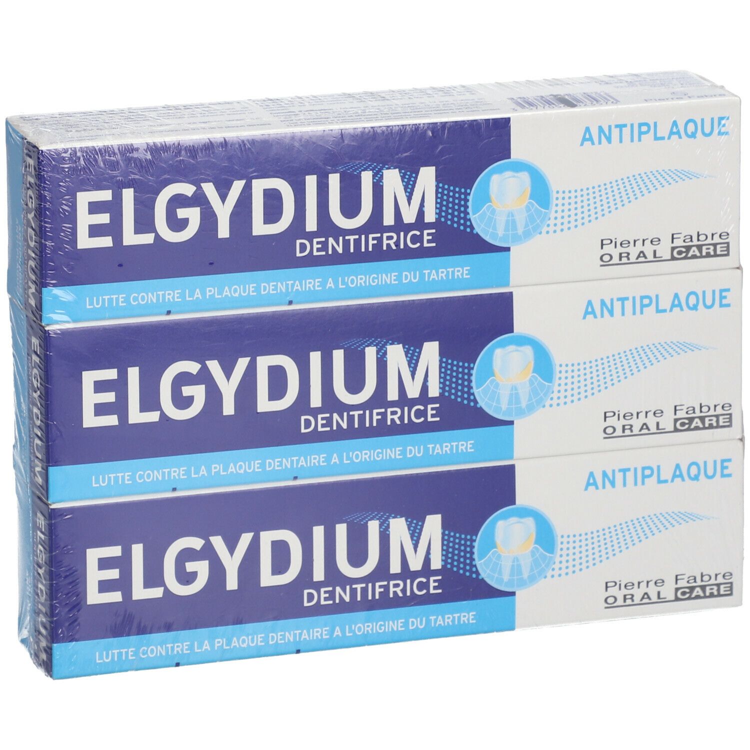 Elgydium Anti-Plak Tandpasta 2+1 GRATIS
