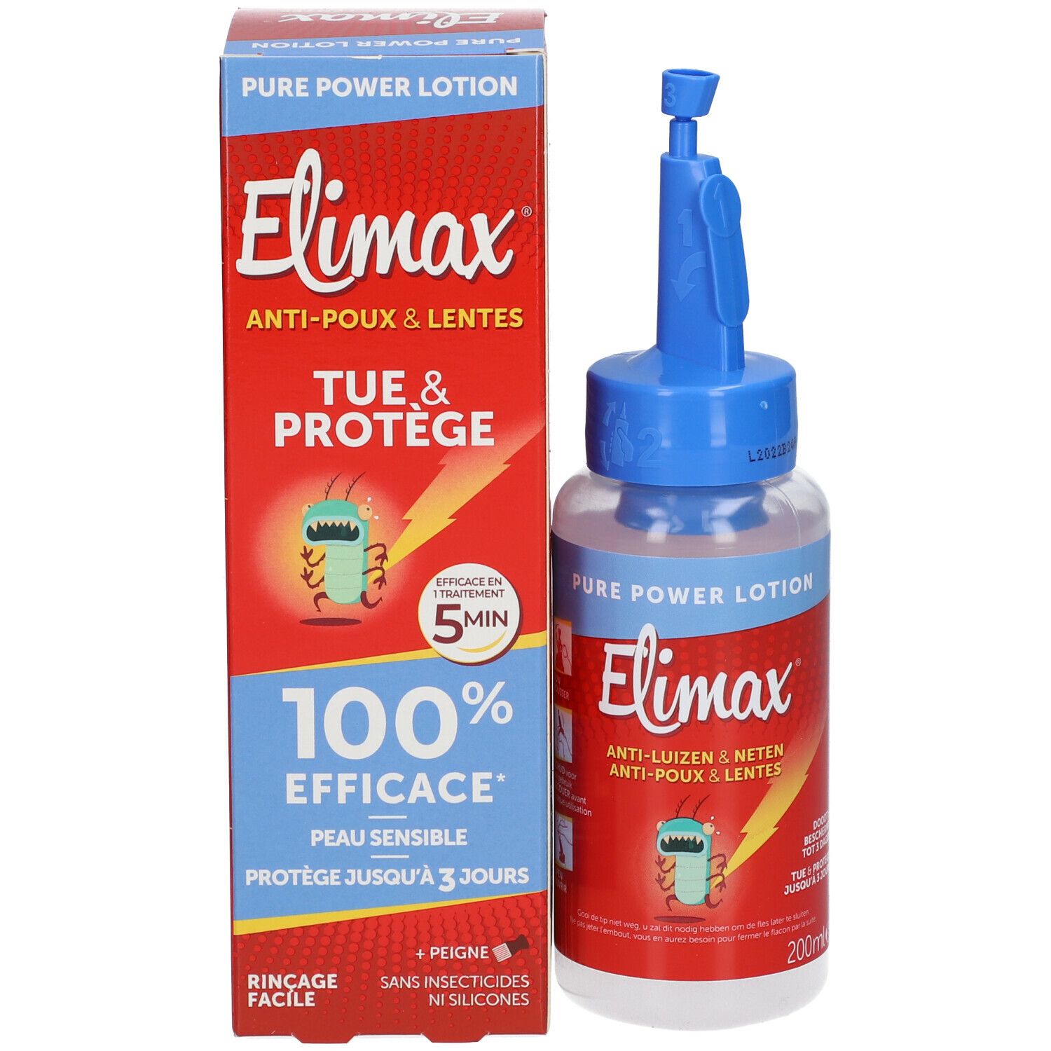 Elimax® Anti-Poux & Lentes Pure Power Lotion