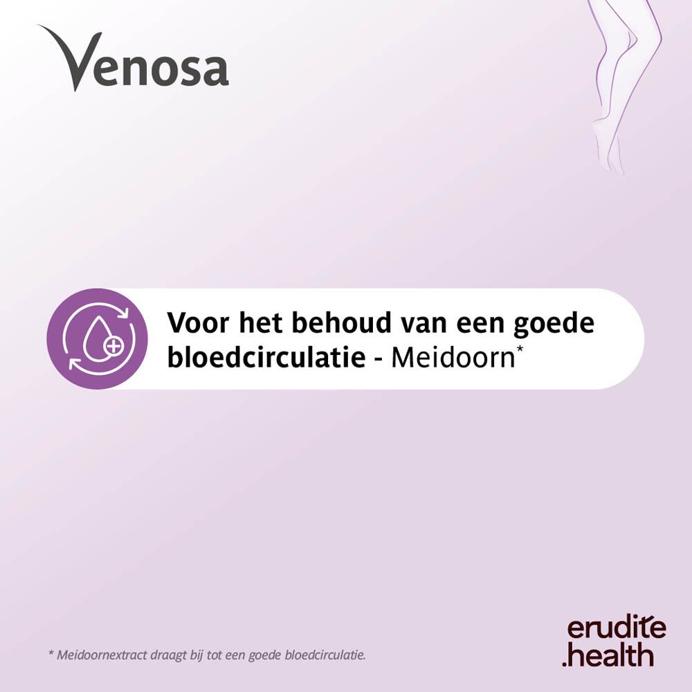 Trenker Venosa verpakking met 90 tabletten, voorkant met productinformatie.