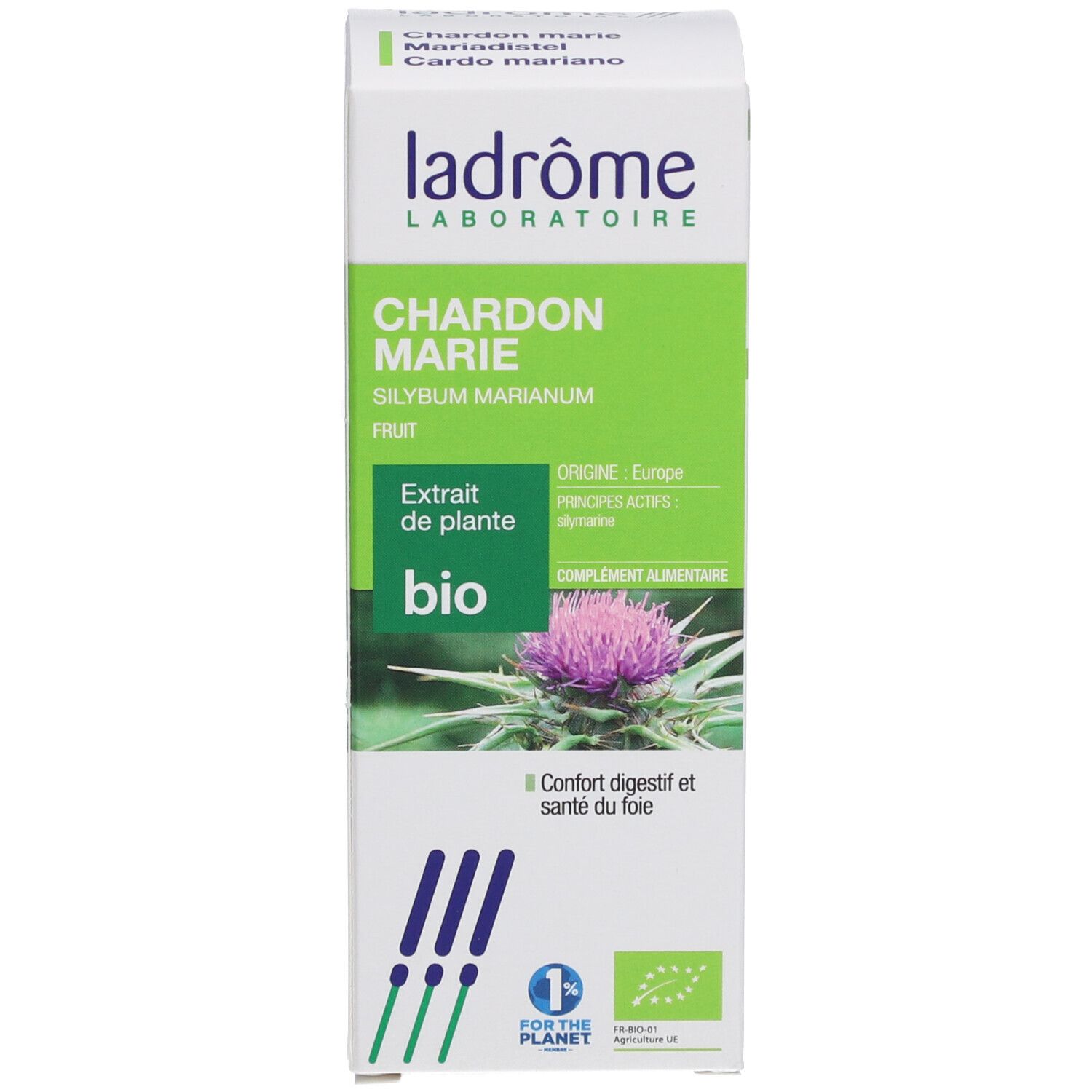 Ladrôme Chardon Marie Extrait de Plantes Fraîches Bio