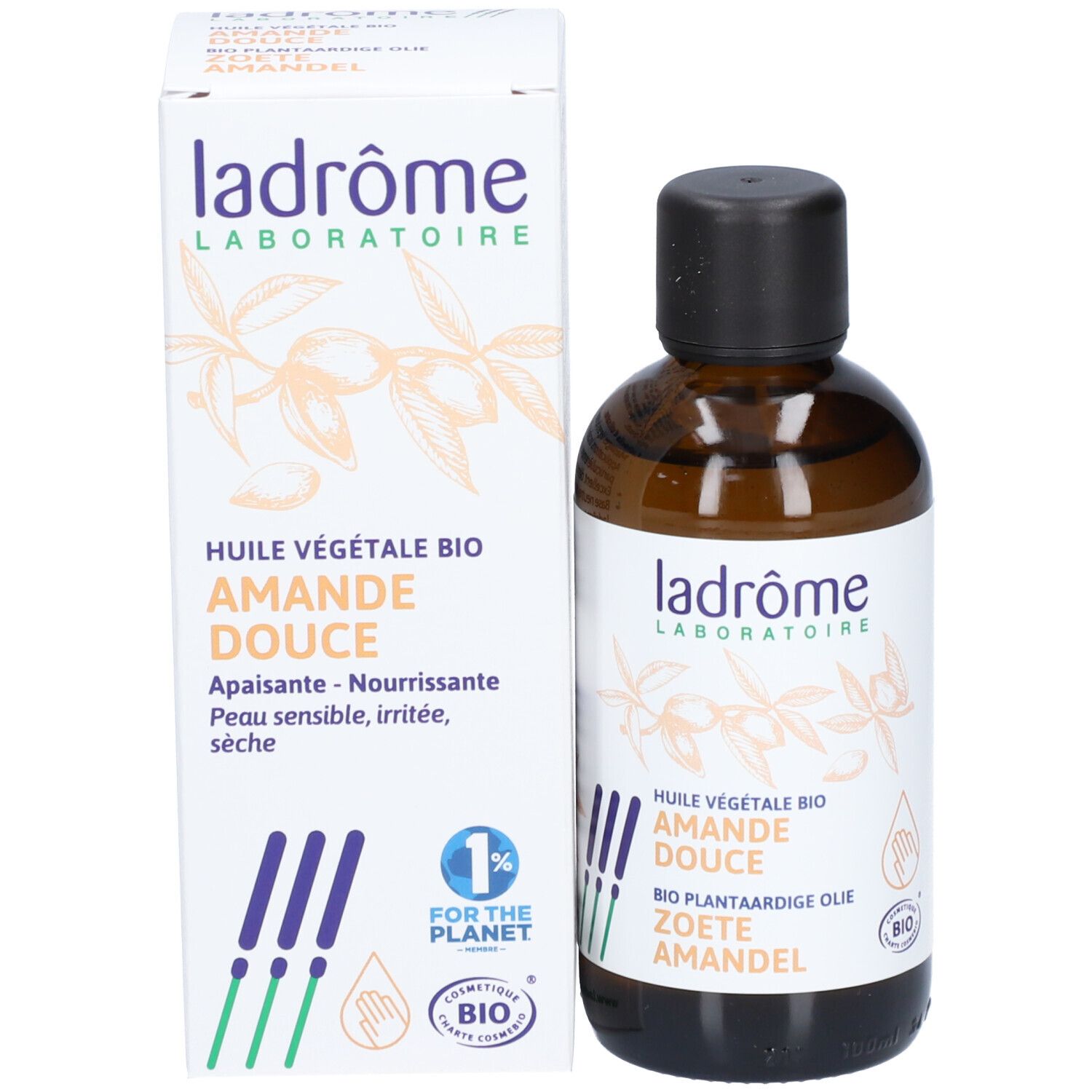 Ladrôme Huile végétale d'Amande Douce Bio