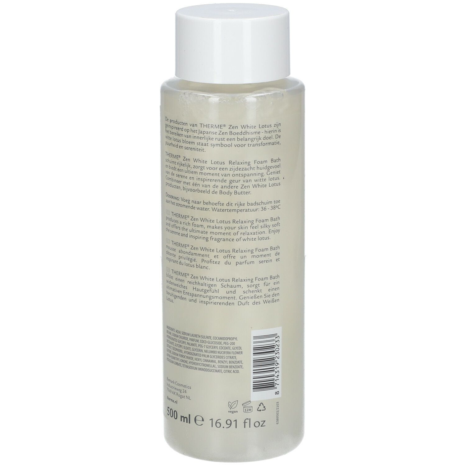 Therme Zen White Lotus Relaxing Foam Bath