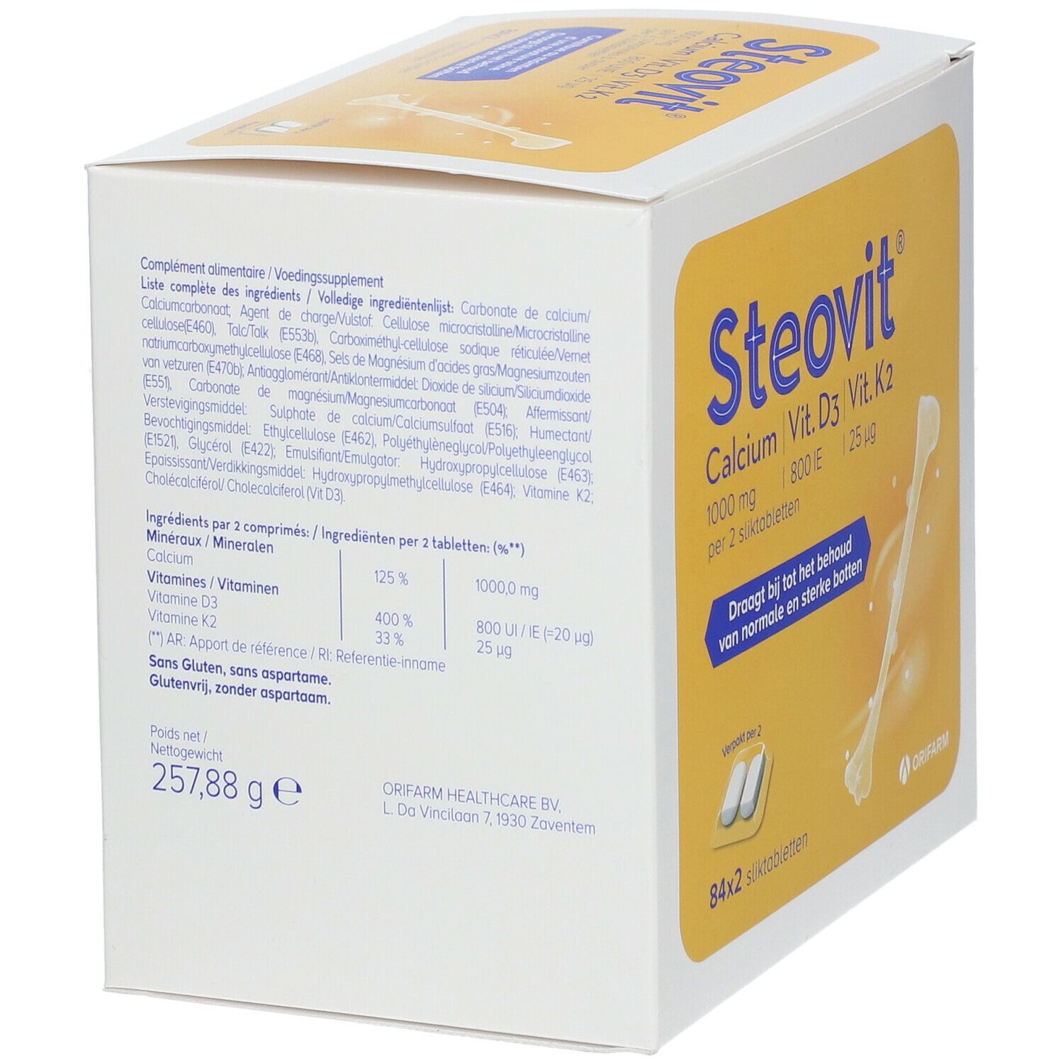 Steovit® Calcium - Vitamine D3 - Vitamine K2