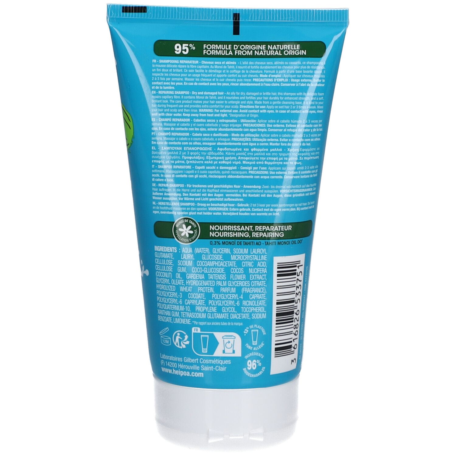Hei Poa Herstellende Shampoo met Tahiti Monoï Olie