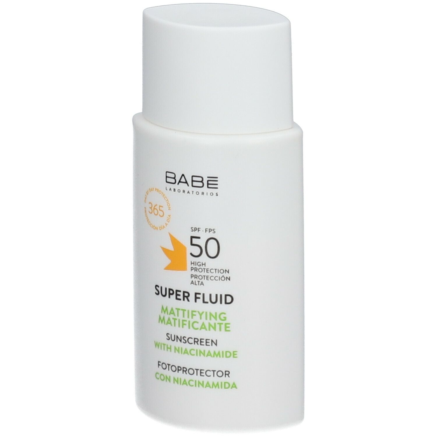 BABÉ Super Fluid Mattifying Sunscreen with Niacinamide SPF50