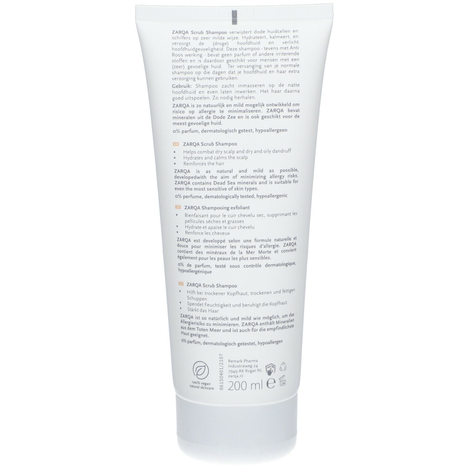 Zarqa® Sensitive Scrub Shampoo