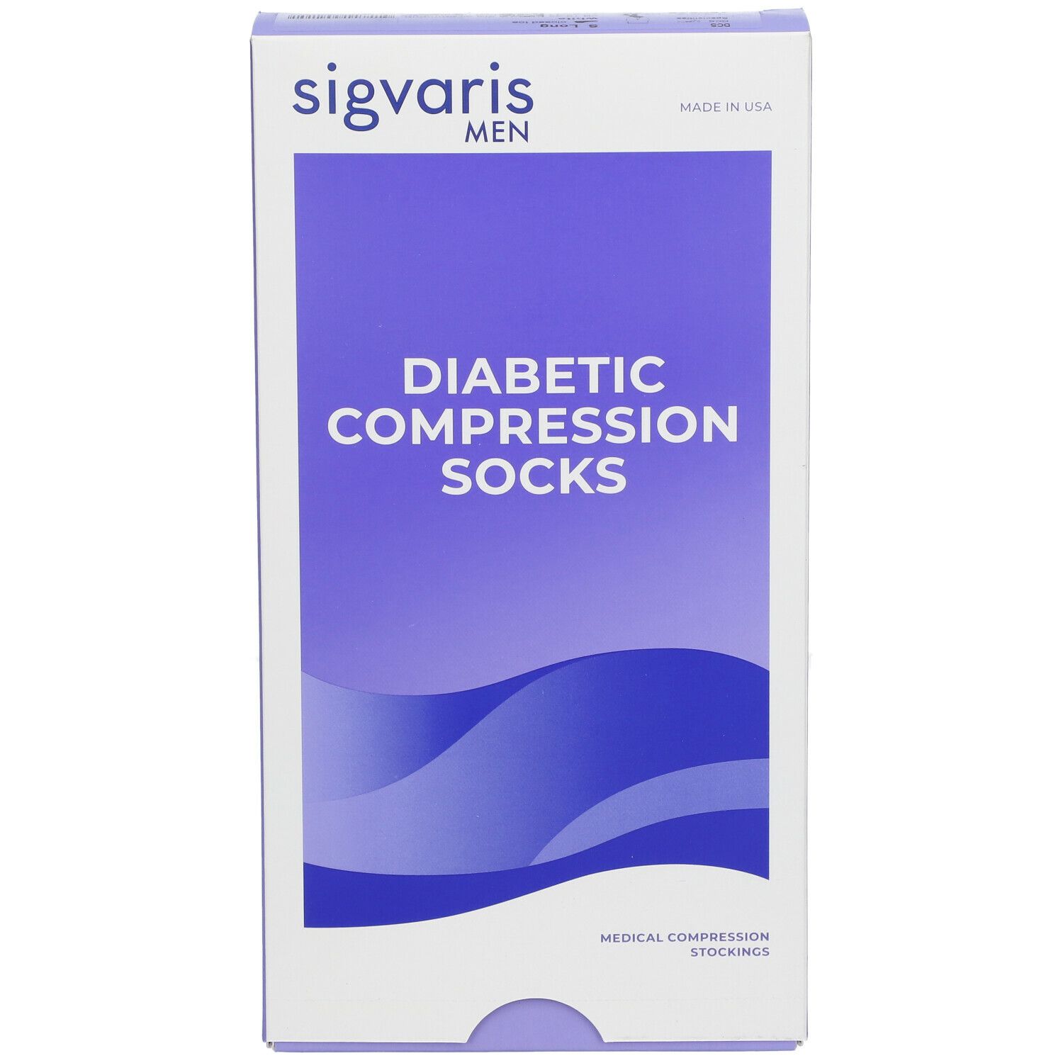 Sigvaris Diabetic Compressiekous AD Man Small Long