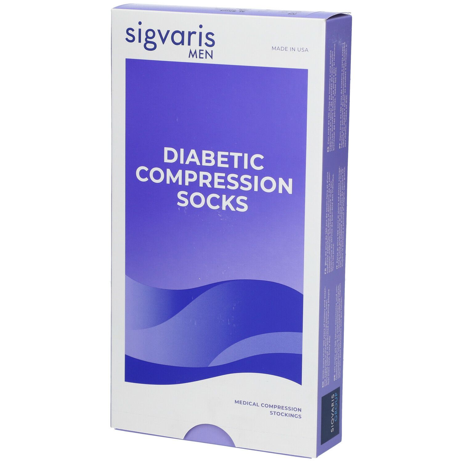Sigvaris Diabetic Compressiekous AD Man Medium Short