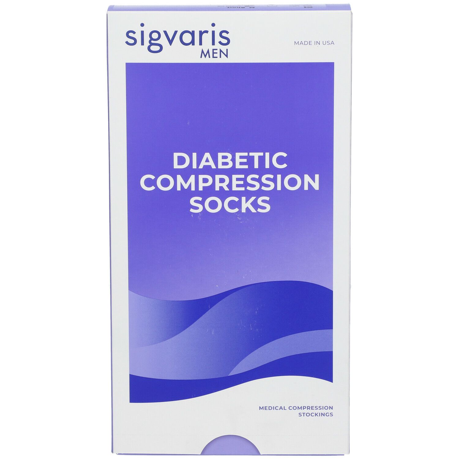 Sigvaris Diabetic Compressiekous AD Man Medium Short