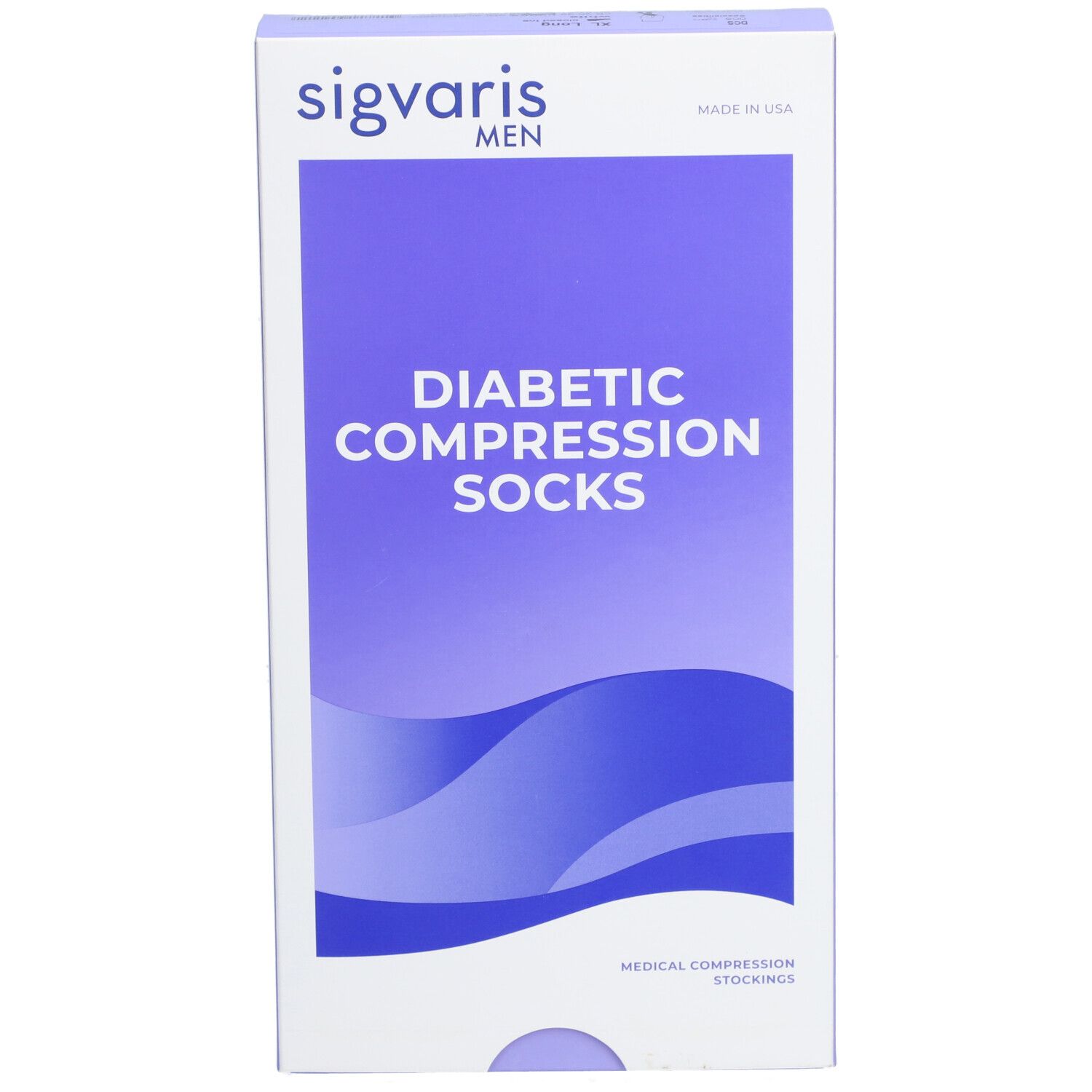 Sigvaris Diabetic Compressiekous AD Man Extra Large Long