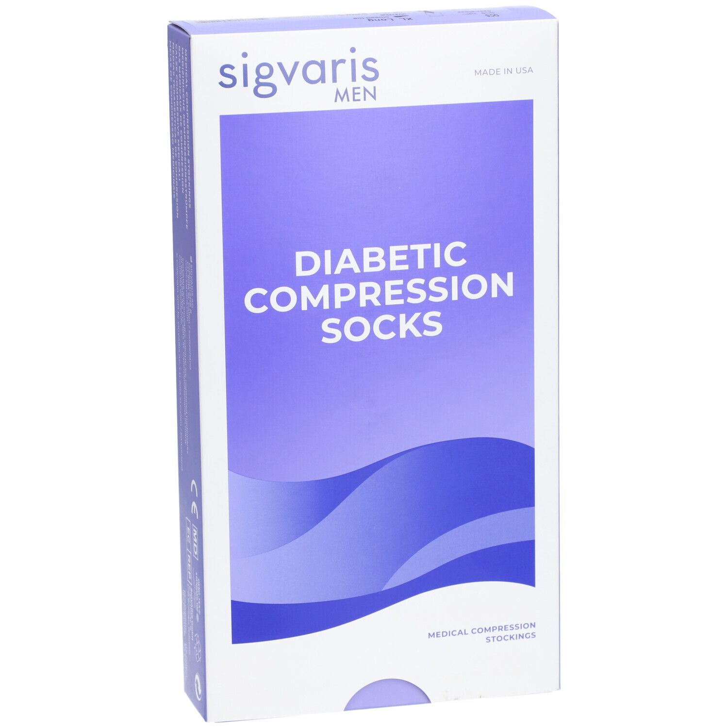 Sigvaris Diabetic Compressiekous AD Man Extra Large Long