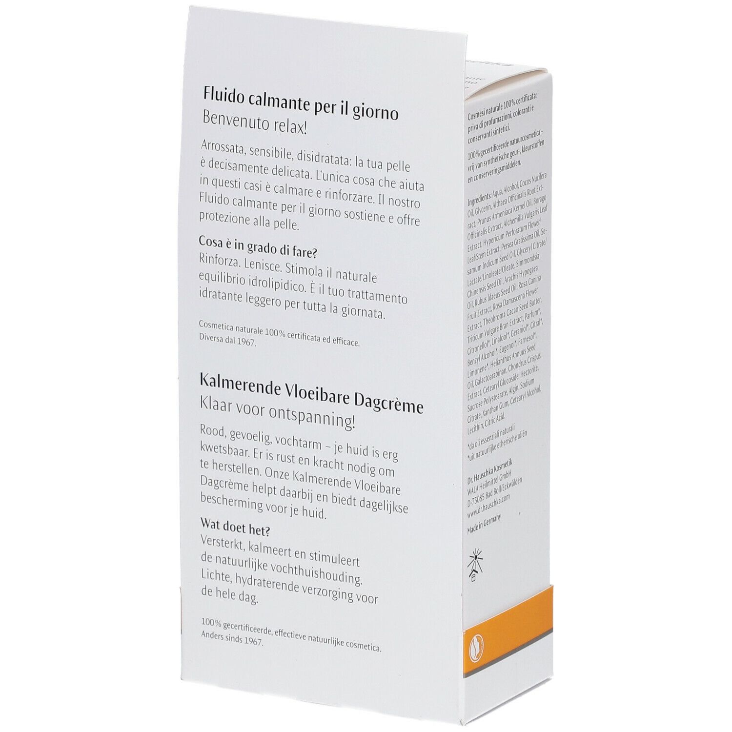 Dr. Hauschka Fluide de Jour Apaisant + Lait Démaquillant Mini GRATUIT