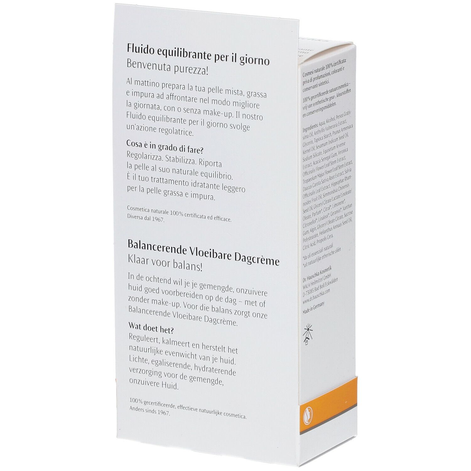 Dr. Hauschka Balancerende Vloeibare Dagcrème + Mini Reinigingsmelk GRATIS