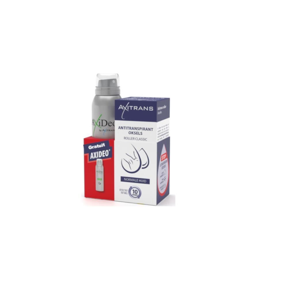 Axitrans Antitranspirant Deo Axitrans Antitranspirant Deo Roller + Axideo Spray GRATIS