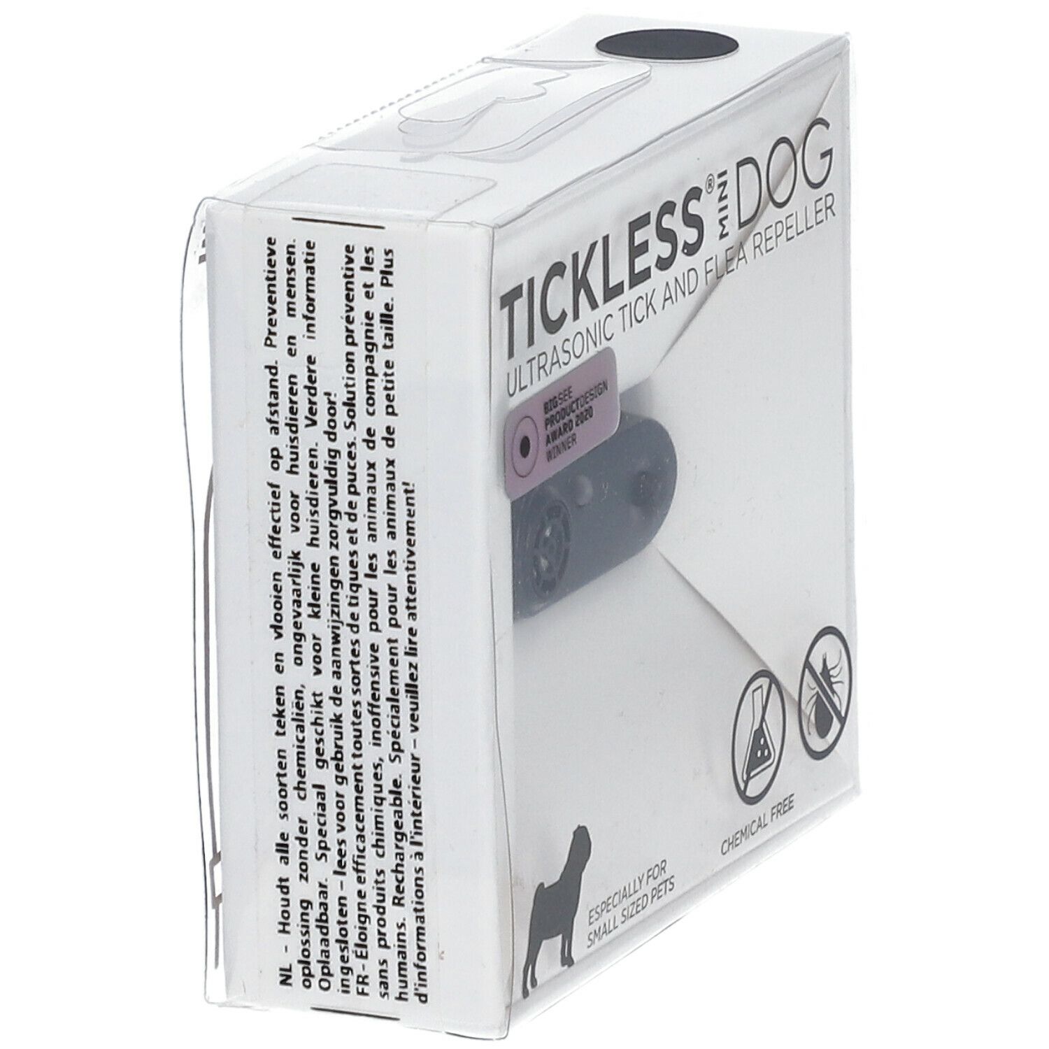 Tickless Mini Chien Noir