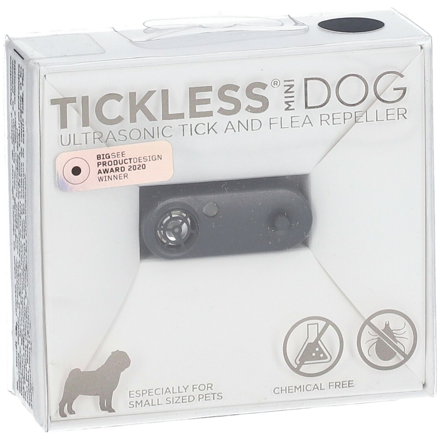 Tickless Mini Chien Noir