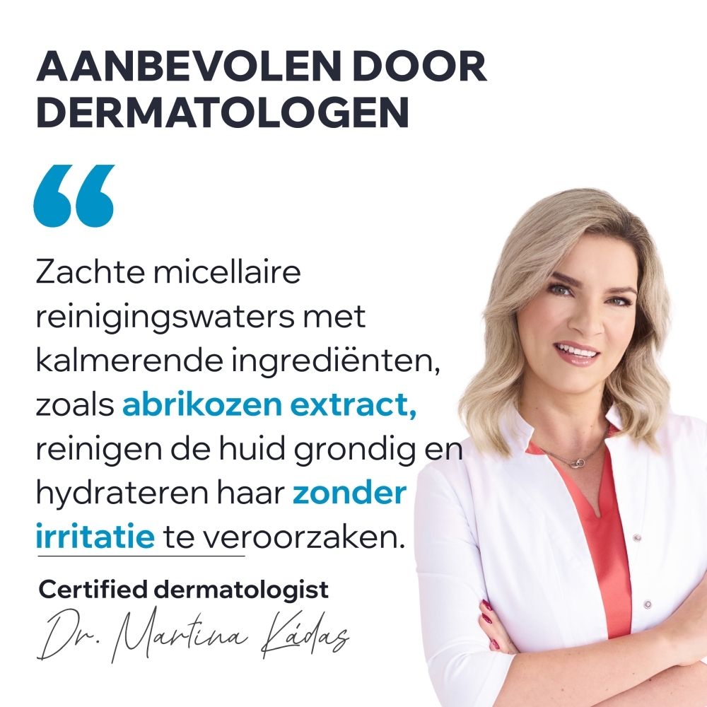 Uriage Eau Micellaire Thermale: abrikozenextract en thermaal water voor de huid.