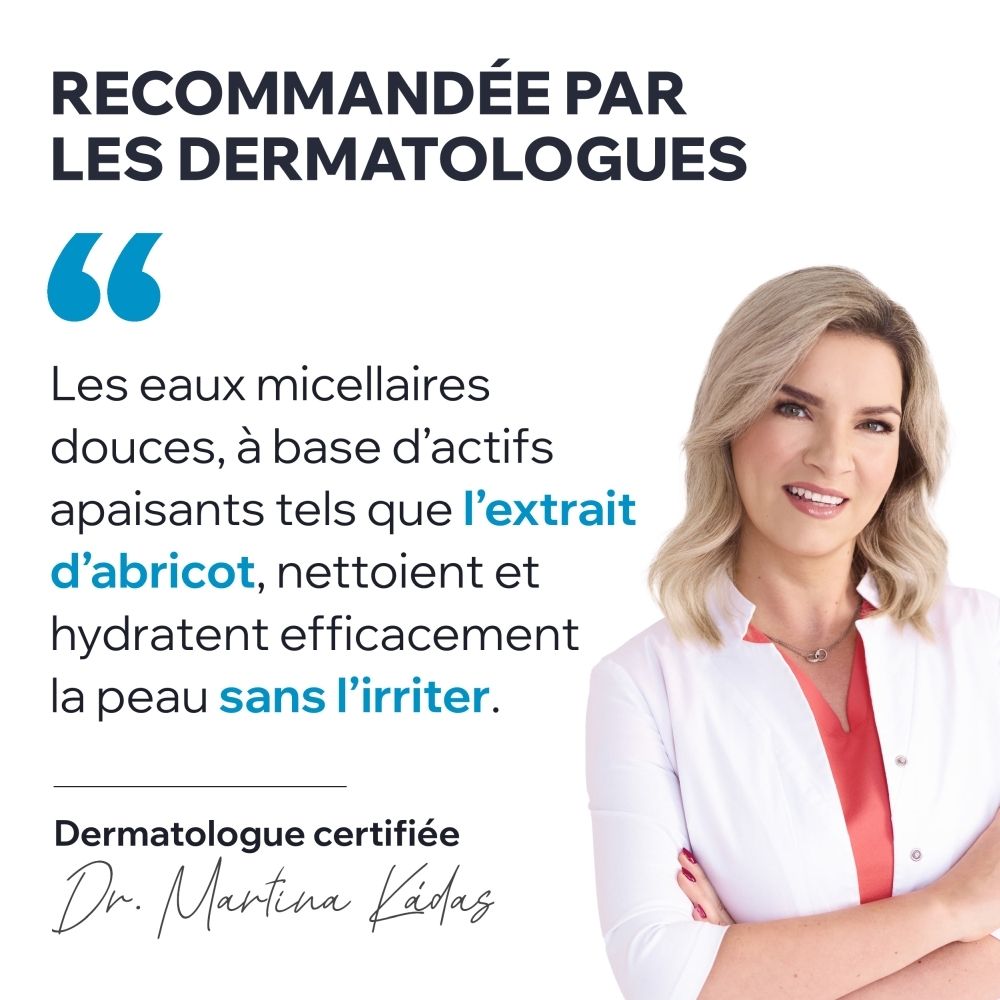 Uriage Eau Micellaire Thermale à l'Extrait d'Abricot, 100ml.