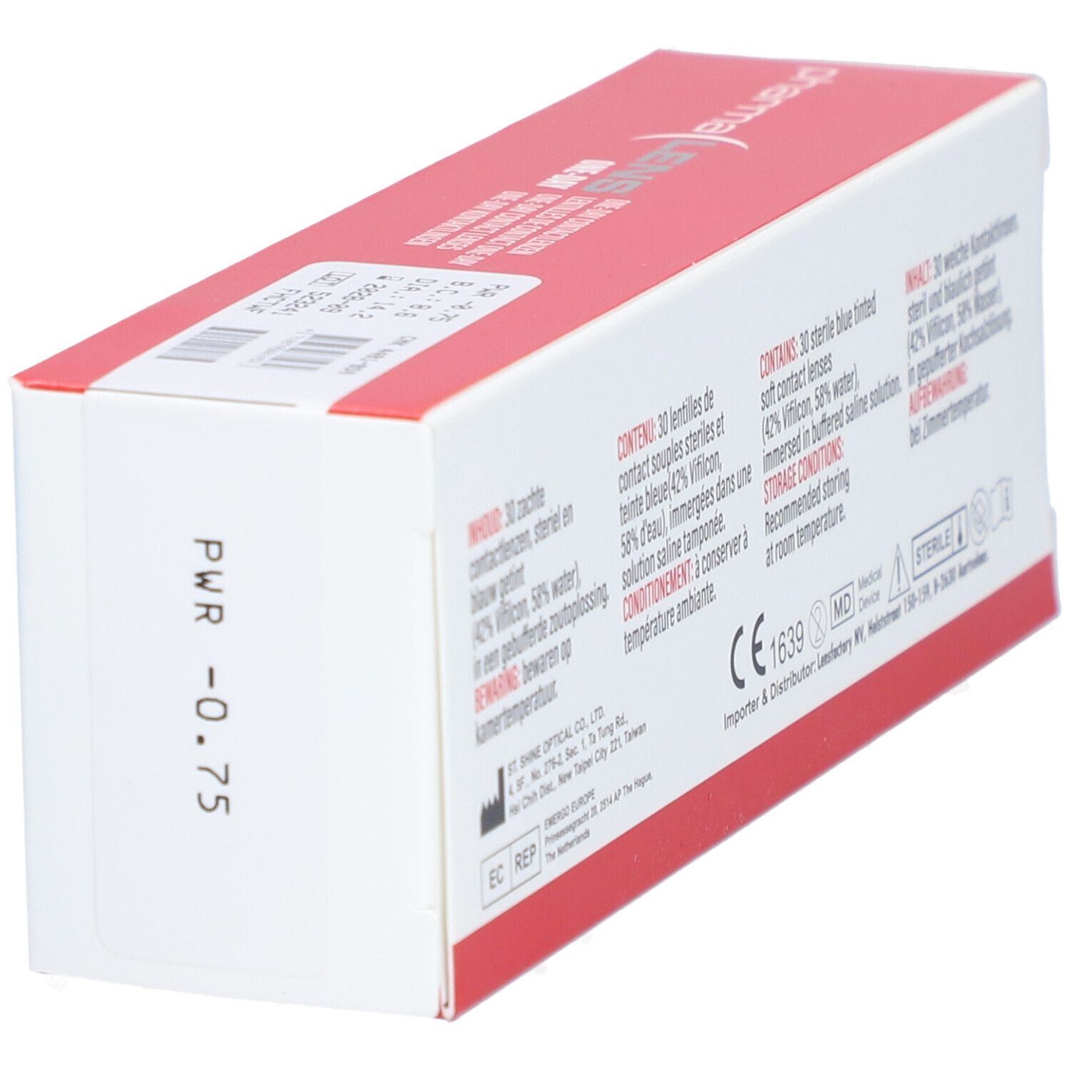Pharmalens One-Day Contactlenzen -0,75